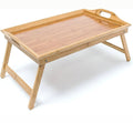 Bamboo- Foldable Bed Tray - Multipurpose Serving Tray & Breakfast table